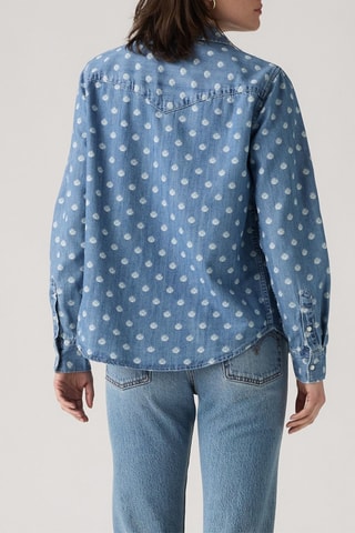 Camicia in jeans - Celeste