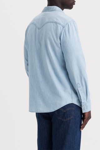 Camicia in jeans - Celeste