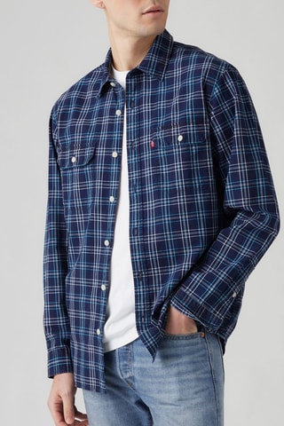 Camicia Jackson - Indaco ed ecrù