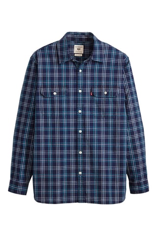 Camicia Jackson - Indaco ed ecrù