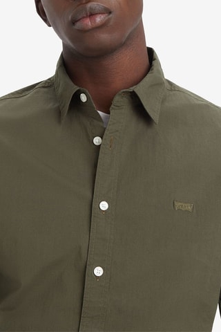 Camicia slim Battery - Verde oliva
