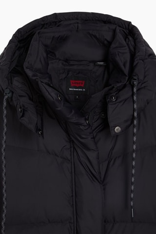 Piumino lungo - Nero