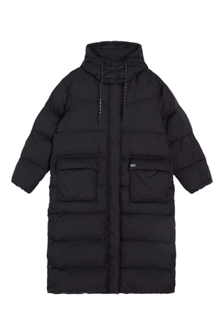 Piumino lungo - Nero