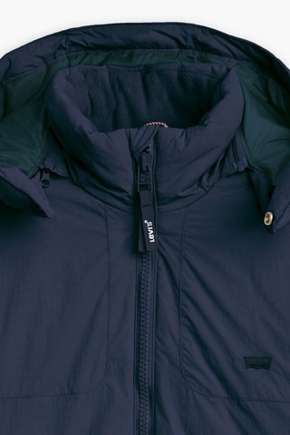 Piumino con cappuccio - Navy