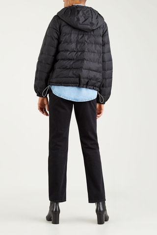 Piumino con cappuccio Edie - Nero