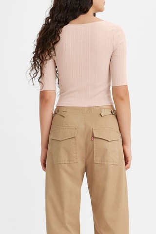 T-shirt Dry Goods Pointelle™ Pearl Blush - Rosa