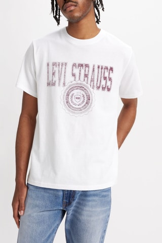 T-shirt relaxed - Bianco