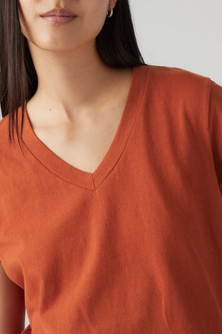 T-shirt - Rosso mattone