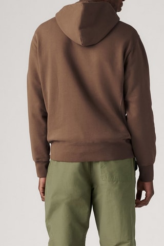 Felpa in pile con cappuccio The Authentic - Taupe