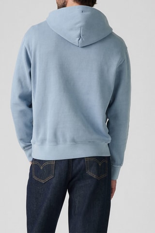 Felpa con cappuccio - Celeste