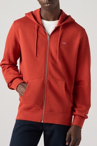 Felpa con cappuccio - Corallo