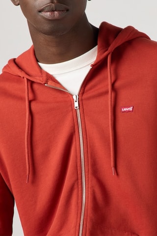 Felpa con cappuccio - Corallo