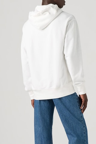 Felpa con cappuccio - Bianco
