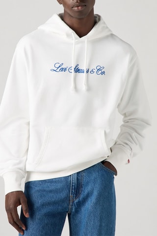 Felpa con cappuccio - Bianco