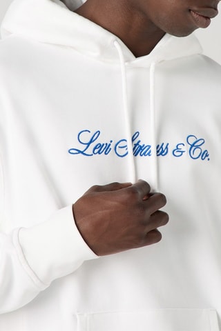 Felpa con cappuccio - Bianco