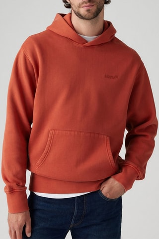 Felpa con cappuccio - Corallo