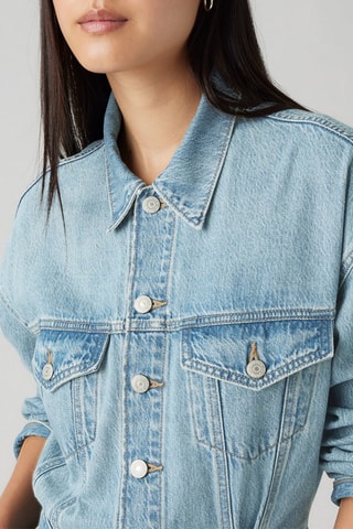 Tuta in jeans - Celeste