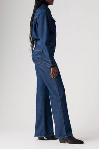 Tuta in jeans Western - Navy