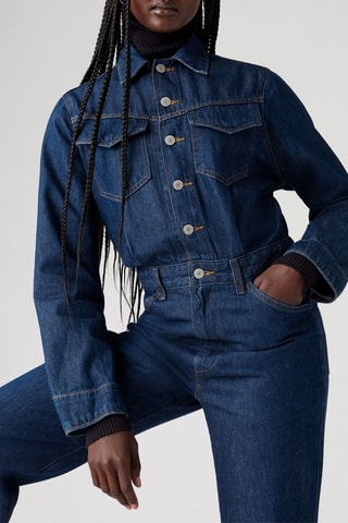 Tuta in jeans Western - Navy