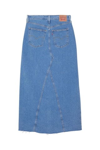 Gonna lunga in jeans - Azzurro