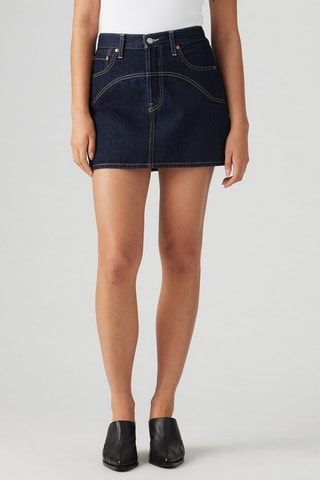 Minigonna in jeans - Blu scuro