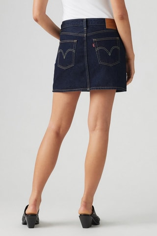 Minigonna in jeans - Blu scuro