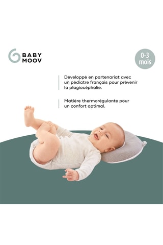 Biologisch Katoenen Hoofdsteun - 0 t/m 3 maanden - 25,5 x 23 x 4,5 cm