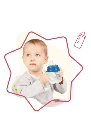 Fles zonder BPA - Vanaf de geboorte - 180 ml