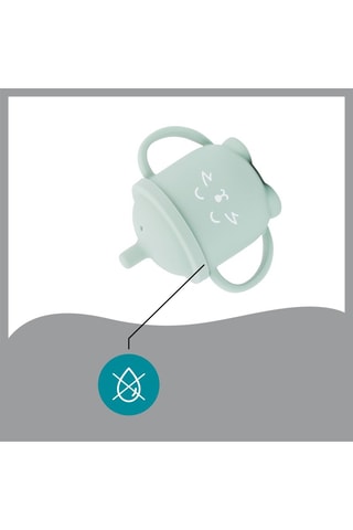 Silicone Mok zonder BPA met Rietje Isy Renard - 150 ml - Vanaf 6 maanden