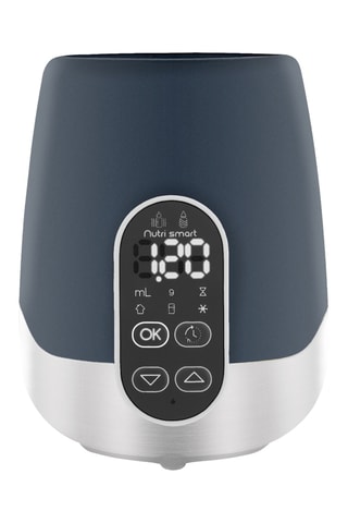 Multifunctionele flesverwarmer zonder BPA - 100 W - Donkergrijs en zilverkleurig