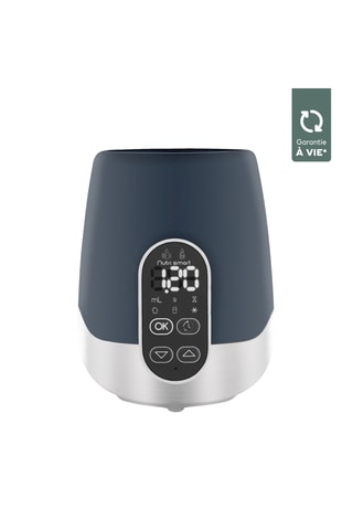 Multifunctionele flesverwarmer zonder BPA - 100 W - Donkergrijs en zilverkleurig