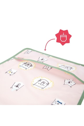 Slabbetje Lange Mouwen Roze - Vanaf de Geboorte