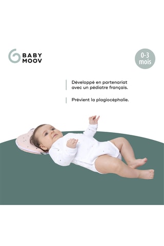 Biologisch Katoenen Hoofdsteun - 0 t/m 3 maanden - 25 x 23 x 2,8 cm