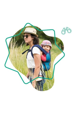 Buikdrager Easy & Go- Marineblauw - Vanaf de Geboorte