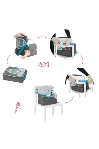 Zitverhoger - Lichtgrijs - Vanaf 6 maanden