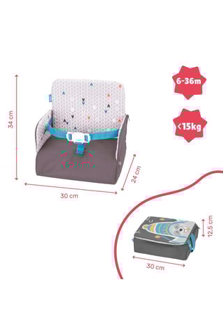 Zitverhoger - Lichtgrijs - Vanaf 6 maanden