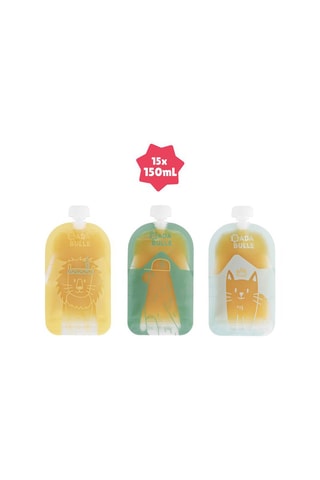 15 Herbruikbare Flessen - Vanaf 6 maanden - 15 x 150 ml