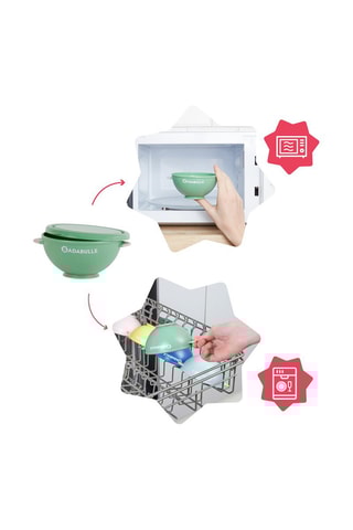 5 Kommen en 3 Soepele Lepels Fun Color - Vanaf 4 maanden