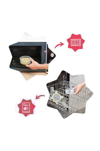 3 Bewaarpotjes zonder BPA Maxibox - 3 x 300 ml - Vanaf de Geboorte