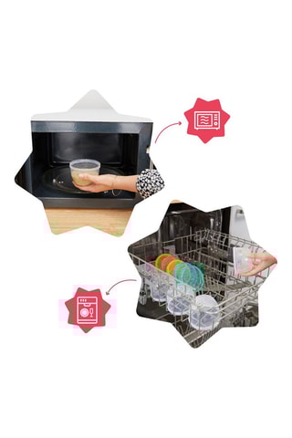 5 Bewaarbakjes badabowls 5 x 250 ml