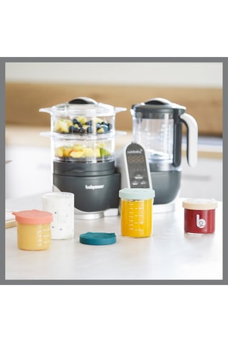 9 Glazen Bewaarbakjes Babydols - 6 x 250 ml en 3 x 120 ml - Vanaf de Geboorte