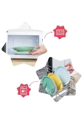 3 borden zonder BPA - 18 x 20,5 x 2,4 cm - Vanaf 12 maanden