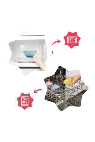 3 Bewaarbakken zonder BPA Fun Colors - 3 x 330 ml - Vanaf de Geboorte