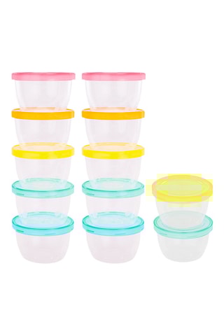 12 Bewaarbakjes zonder BPA - 25 cl - Vanaf de Geboorte