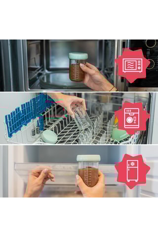 2 Glazen Bewaarbakjes met Deksels - BPA-vrij - 22 cl - Vanaf de Geboorte