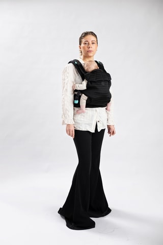 Draagzak Rise - Vanaf de geboorte - T/m 15 kg - Zwart