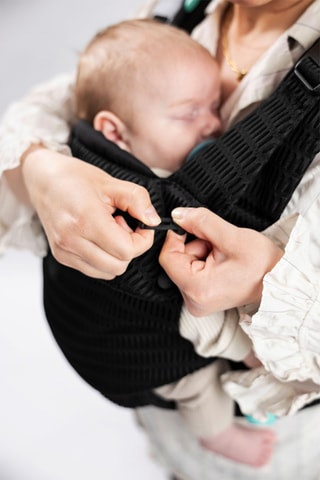 Draagzak Rise - Vanaf de geboorte - T/m 15 kg - Zwart