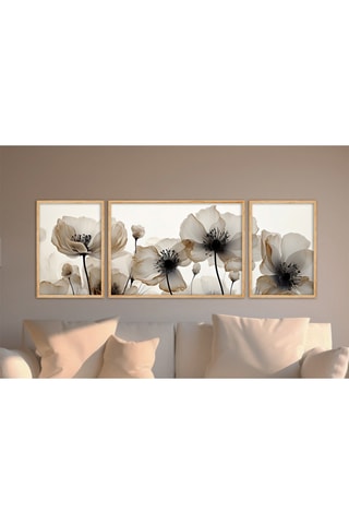 Triptyque Huhu305 - 50 x 35 cm / 70 x 50 cm