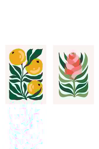 2 tableaux - 40 x 50 cm