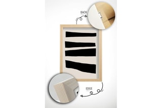 3 tableaux en bois - 50 x 70 cm